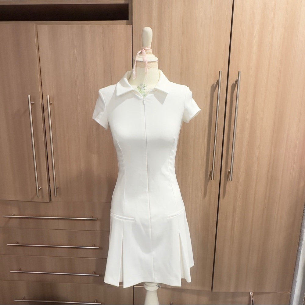 Zara White Mini Dress - Picture 2 of 3